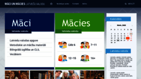 What Maciunmacies.valoda.lv website looked like in 2020 (4 years ago)