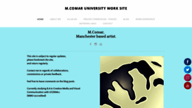 What Mcomarartist.weebly.com website looked like in 2020 (4 years ago)