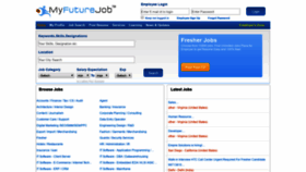 What Myfuturejob.in website looked like in 2020 (4 years ago)