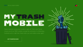What Mytrashmobile.com website looked like in 2020 (4 years ago)
