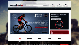 What Mondovelo.fr website looked like in 2020 (4 years ago)