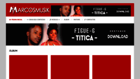 What Marcos-musik.com website looked like in 2020 (4 years ago)