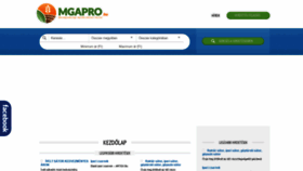 What Mgapro.hu website looked like in 2020 (4 years ago)