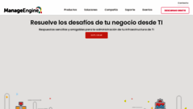 What Manageengine.mx website looked like in 2020 (5 years ago)