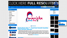 What Marizkabeautyshop.com website looked like in 2020 (4 years ago)