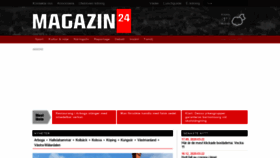 What Magazin24.se website looked like in 2020 (4 years ago)