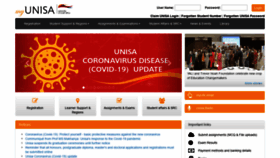 What Mymodules.unisa.ac.za website looked like in 2020 (4 years ago)