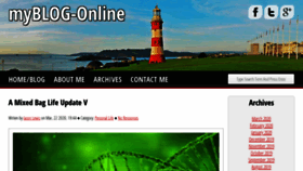 What Myblog-online.co.uk website looked like in 2020 (4 years ago)