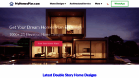 What Myhomesplan.com website looked like in 2020 (4 years ago)