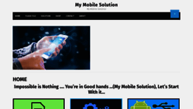 What Mymobilesolution.in website looked like in 2020 (4 years ago)