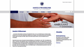 What Maveus.de website looked like in 2020 (4 years ago)