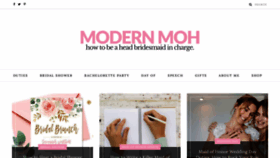What Modernmoh.com website looked like in 2020 (4 years ago)