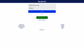 What M.facebook.com website looked like in 2020 (4 years ago)