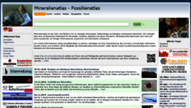 What Mineralienatlas.de website looked like in 2020 (4 years ago)