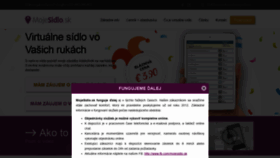 What Mojesidlo.sk website looked like in 2020 (4 years ago)