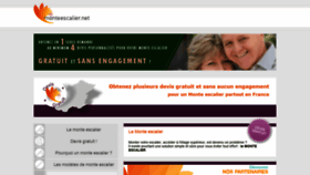 What Monteescalier.net website looked like in 2020 (4 years ago)