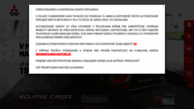 What Mitsubishimotors.sk website looked like in 2020 (4 years ago)