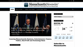 What Massachusettsnewswire.com website looked like in 2020 (4 years ago)