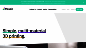 What Mosaicmanufacturing.com website looked like in 2020 (4 years ago)