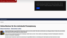 What M.zinsen-berechnen.de website looked like in 2020 (4 years ago)