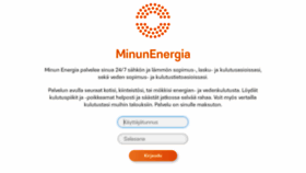 What Minunenergia.fi website looked like in 2020 (4 years ago)