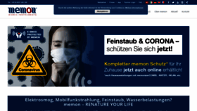 What Memon.eu website looked like in 2020 (4 years ago)