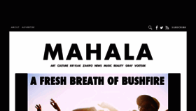 What Mahala.co.za website looked like in 2020 (4 years ago)