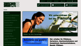 What Maschendraht24.de website looked like in 2020 (4 years ago)