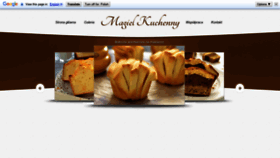 What Magielkuchenny.pl website looked like in 2020 (4 years ago)