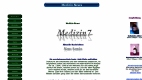 What Medizin7.com website looked like in 2020 (4 years ago)