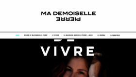 What Mademoisellepierre.com website looked like in 2020 (4 years ago)