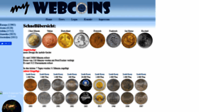 What My-webcoins.de website looked like in 2020 (4 years ago)