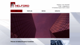 What Melford.ie website looked like in 2020 (4 years ago)