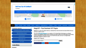What Megavst.com website looked like in 2020 (4 years ago)