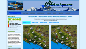What Meteoapuane.it website looked like in 2020 (4 years ago)