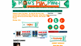 What Momsfunmoney.com website looked like in 2020 (4 years ago)