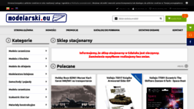 What Modelarski.eu website looked like in 2020 (4 years ago)