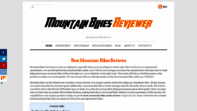 What Mountainbikesreviewer.com website looked like in 2020 (5 years ago)