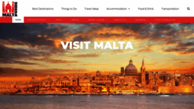 What Malta-guide.net website looked like in 2020 (4 years ago)
