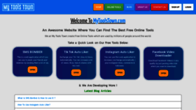 What Mytoolstown.com website looked like in 2020 (4 years ago)