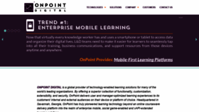 What Mlearning.com website looked like in 2020 (4 years ago)