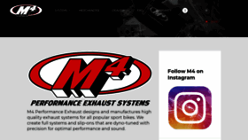 What M4exhaust.com website looked like in 2020 (4 years ago)