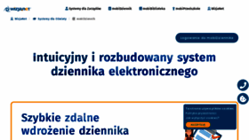 What Mobidziennik.pl website looked like in 2020 (4 years ago)