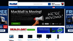 What Macmall.com website looked like in 2020 (4 years ago)