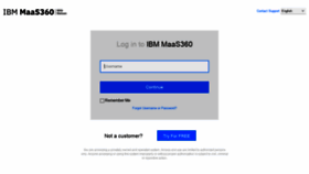 What M3.maas360.com website looked like in 2020 (4 years ago)