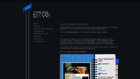 What Mixingbowl.design website looked like in 2020 (4 years ago)