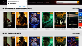 What Moviewatcher.is website looked like in 2020 (4 years ago)