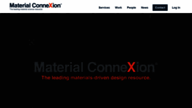 What Materialconnexion.com website looked like in 2020 (4 years ago)