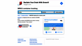 What Mrku.container-tracking.org website looked like in 2020 (4 years ago)
