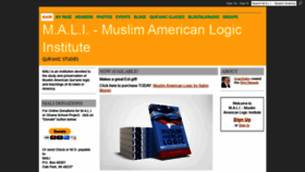 What Muslimamericanlogic.ning.com website looked like in 2020 (4 years ago)